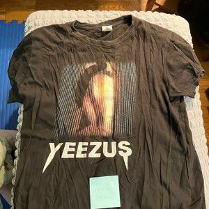 Yeezus Australia tour shirt medium black kanye west 2014 yeezy short sleeve ss